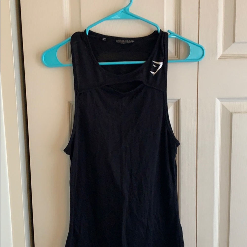 Black Gymshark Tank